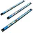 Wiltec Wandhalterung Stahl 46 cm blau