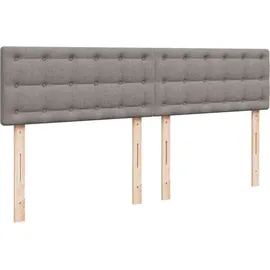 vidaXL Boxspringbett 180 x 200 cm Taupe