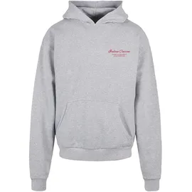 MERCHCODE Al Dente Per Favore Oversized Hoody - Grau