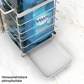 Intirilife Spülenablage Reinigungskorb in Silber | Gr.: onesize