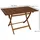 DEGAMO MARACANA Klapptisch 120 x 70 x 74 cm Beige/Braun