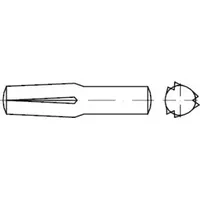 Industrial Quality Supplies ISO 8741 Steckkerbstift, ST 3x12 HP