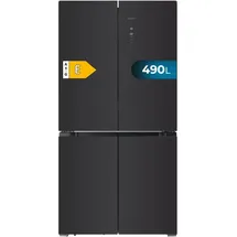 Cecotec Bolero CoolMarket 4D Side-by-Side (490 l, 1830 mm hoch, Schwarz)