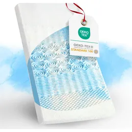 Wenta Gel-Memory-Schaum Topper 140 x 200 cm Blau