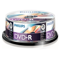 Philips DVD-R 4,7GB 16x 25er Spindel (DM4S6B25F/00)