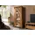 Massivmoebel24 Vitrine Wildeiche 81 x 45 x 204 cm Beige