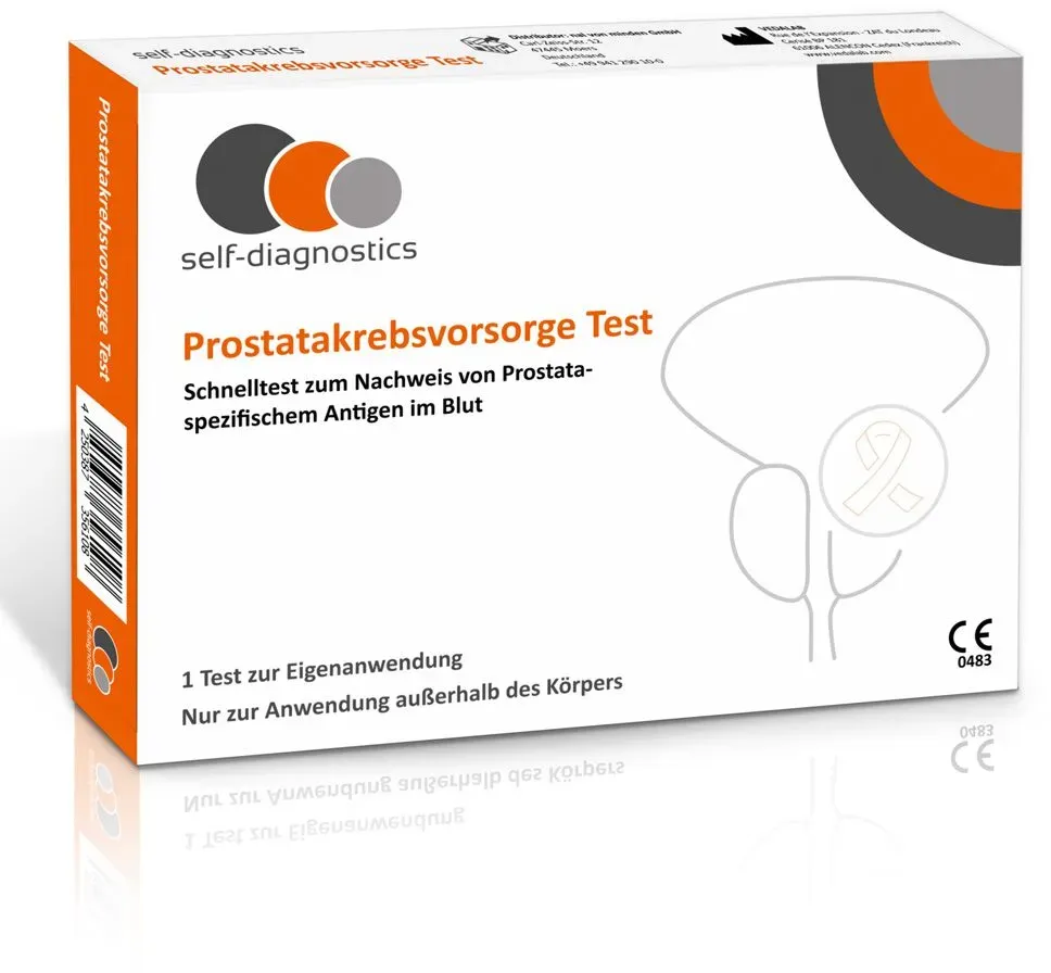 self-diagnostics PSA Schnelltest zur Bestimmung von Prostatakrebs Symptomen zu Hause Test 1 St