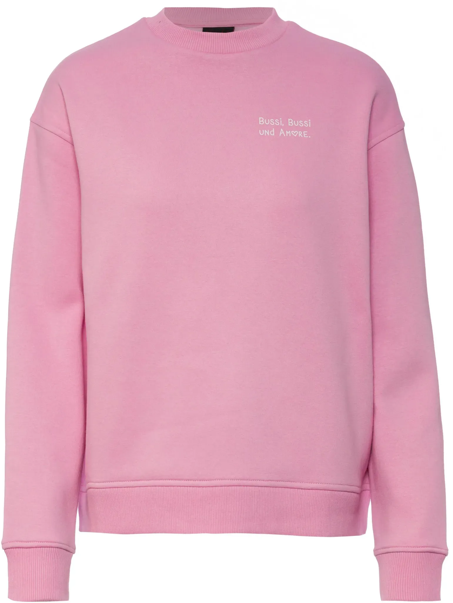 Kleinigkeit Bussi Bussi Sweatshirt Damen in bubble pink, Größe S - rosa