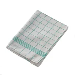 Mopptex Baumwoll Geschirrtücher, 60 g 700221 , 1 Packung = 10 Stück, Farbe: grün