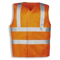 Warnweste 8960, warn-orange, Größe L - orange - L