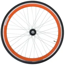 Galano Blade 700c Hinterrad Fixie Komplettrad fixed Ritzel FlipFlop Rennrad Singlespeed Fahrrad inkl. Reifen SV Sclaverand Französisches Ventil Schlauch