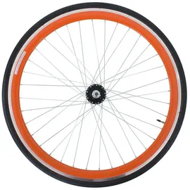 Galano Blade 700c Hinterrad Fixie Komplettrad fixed Ritzel FlipFlop Rennrad Singlespeed Fahrrad inkl. Reifen SV Sclaverand Französisches Ventil Schlauch