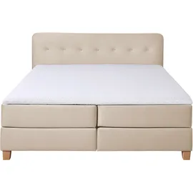 Home Affaire »Fargo«, in Überlänge 220 cm, mit Topper, 3 Ausführungen, 4, Breiten beige