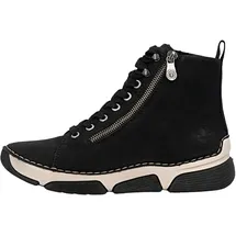Rieker Booties Damen Schwarz/Beige 39