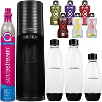 Wassersprudler SodaStream Terra Black + 3 Flaschen + Bolero - Schwarz