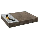 Trixie Kratzpappe mit Spielzeug 38 x 30 cm weiß
