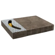 Trixie Kratzpappe mit Spielzeug 38 x 30 cm weiß