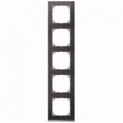 M-Pure Decor-Rahmen 5fach (Schiefer/aluminium)