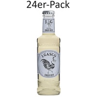 24er-Pack J.GASCO Ginger Beer,mit Ingwerextrakt und Limettensaft,Glas 20cl