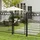 Outsunny Gartentor 107 x 204 cm Schwarz/Stahl