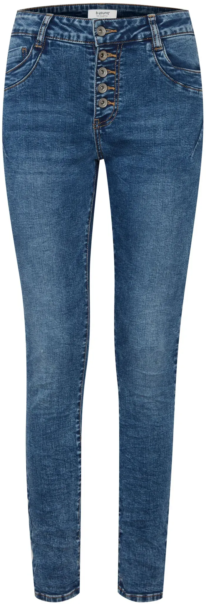 Skinny-fit-Jeans B.YOUNG "Skinny Jeans BYKaily" Gr. 34, N-Gr, blau Damen Jeans