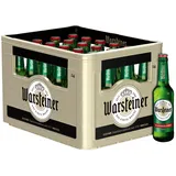 Warsteiner Pilsener Herb Alkoholfrei Flaschenbier, MEHRWEG im Kasten, Alkoholfreies isotonisches Pils Bier, 24er Kiste (24 x 0.33 l)