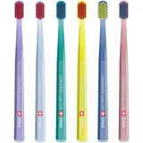 Curaprox Super soft 3960 Zahnbürste, 6 StückBessere Zahnreinigung, mittlere Weichheit, in ansprechenden Farben für Sie und Ihn.