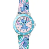 Disney Analoge Quarzuhr 0 mm Silikonarmband Mehrfarbig