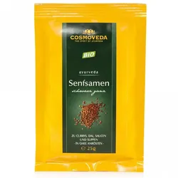 Cosmoveda Senfsamen schwarz ganz bio 25g