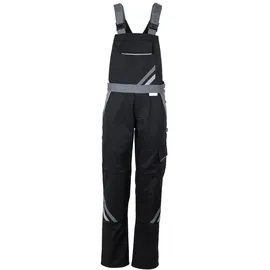 Planam Highline Damen Latzhose schwarz/schiefer/zink
