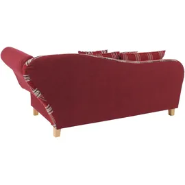 Max Winzer Recamiere Flachgewebe 1-Sitzer Rot