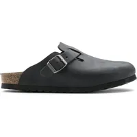 Birkenstock Boston Nubukleder geölt schmal schwarz 41