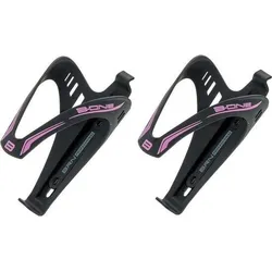 2x Flaschenhalter - Schwarz Pink - Mountainbike Rennrad Flaschenhalter EINHEITSGRÖSSE