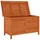 furnicato Gartentruhe 99 x 49,5 x 58,5 cm Braun