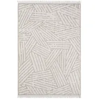 Carpet City Kurzflor Teppich Wohnzimmer Beige, - 120x170 cm