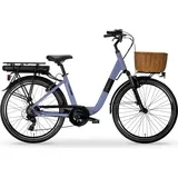MBM Elektro-Citybike RHEA 26 Zoll, blau - Blau