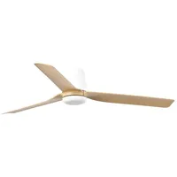 Faro BARCELONA Energiespar Deckenventilator Punt Tub Weiß Ahorn 130cm