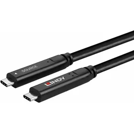 Lindy USB 3.2 Gen 1 - USB-Kabel - 24 pin USB-C Kabel Schwarz 43393