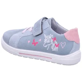 Ricosta Mädchen Halbschuhe, Klettschuhe Türkis LederGröße:31 - Gr.: 31