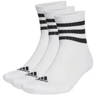 adidas 3-Streifen Cushioned Sportswear Low-Cut Socken 3 Paar White / Black 49-51