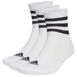 adidas 3-Streifen Cushioned Sportswear Low-Cut Socken 3 Paar White / Black 49-51