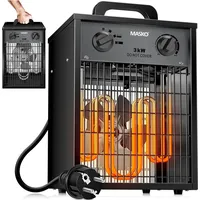 Masko MASKO® Elektroheizer Heizlüfter Bauheizer mit integriertem Thermostat Heizgerät