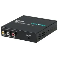 Axing AVC1-00 Audio/Video-Umsetzer HDMI inkl. Netzteil und HDMI-Kabel (1 m) AVC00100 AVC 1-00