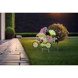 GLOBO 36318 Solarleuchte Metall bunt, 20x LED