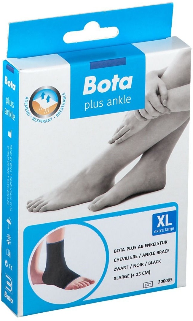 Bota Plus AB Cheville Noir XLarge 1 pc(s) bandage(s)
