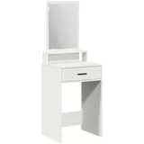 vidaXL Schminktisch mit Schubladen Weiß 50x41x140 cm