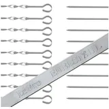 olymp handels gmbh Grillspieß 60 cm Edelstahl silber