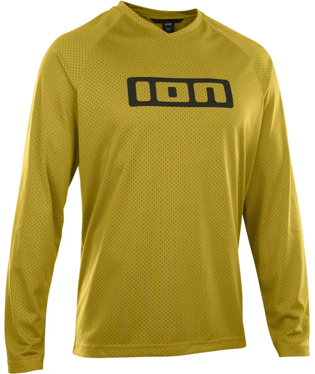 ION Bike Jersey Logo Long Sleeve Unisex dark-amber (312) XXS