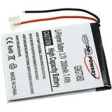 Powery Akku passend für GPS, Navigation NavGear GTX-60, RSX-60, Typ A505068G u.a.,