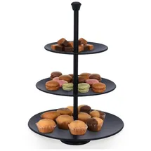 Excellent Houseware Etagere Schwarz Metall